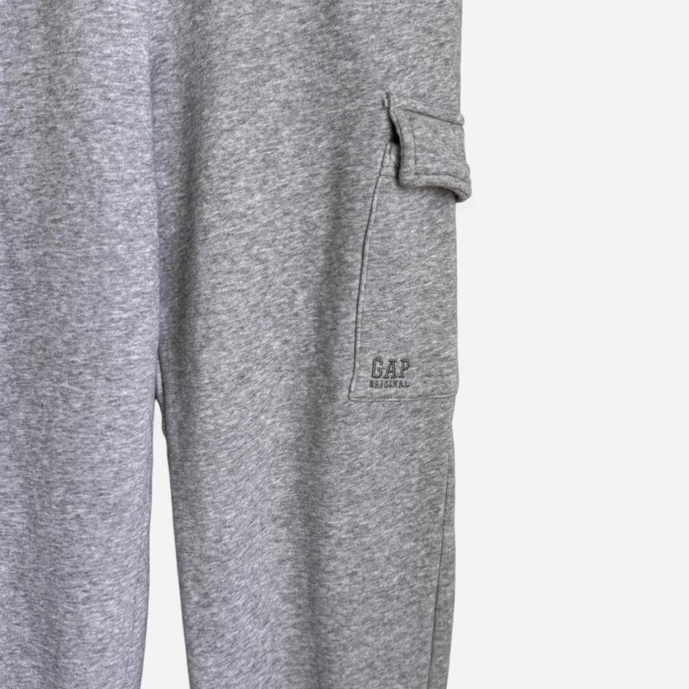 Gap Kids Heather Gray Cargo Sweatpants (Size 14) - Picture 3 of 4